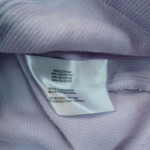 Orvis sweater Women's Small violet 1/4 zip/floral print lined collar & cuffs - Bild 4 von 7