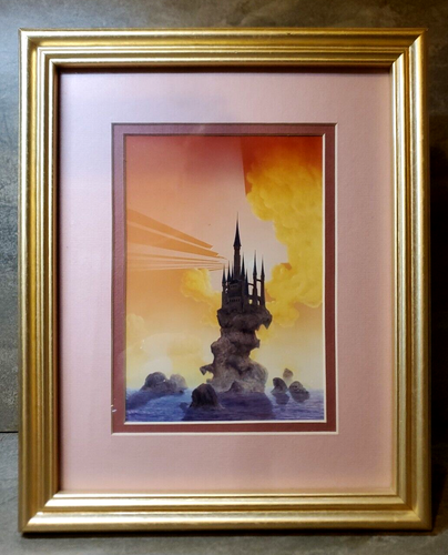 Carl Lundgren Signed & Dated Photo Art Print Detroit Comic Con Framed Rare 1988