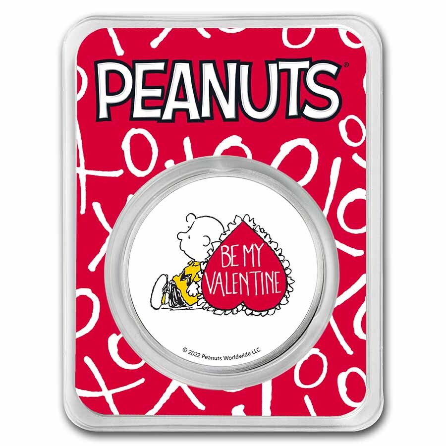 Peanuts® Charlie Brown Be My Valentine 1 oz Color Silver | eBay