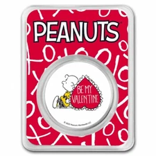 Peanuts® Charlie Brown Be My Valentine 1 oz Color Silver