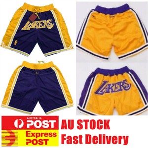 purple lakers pants