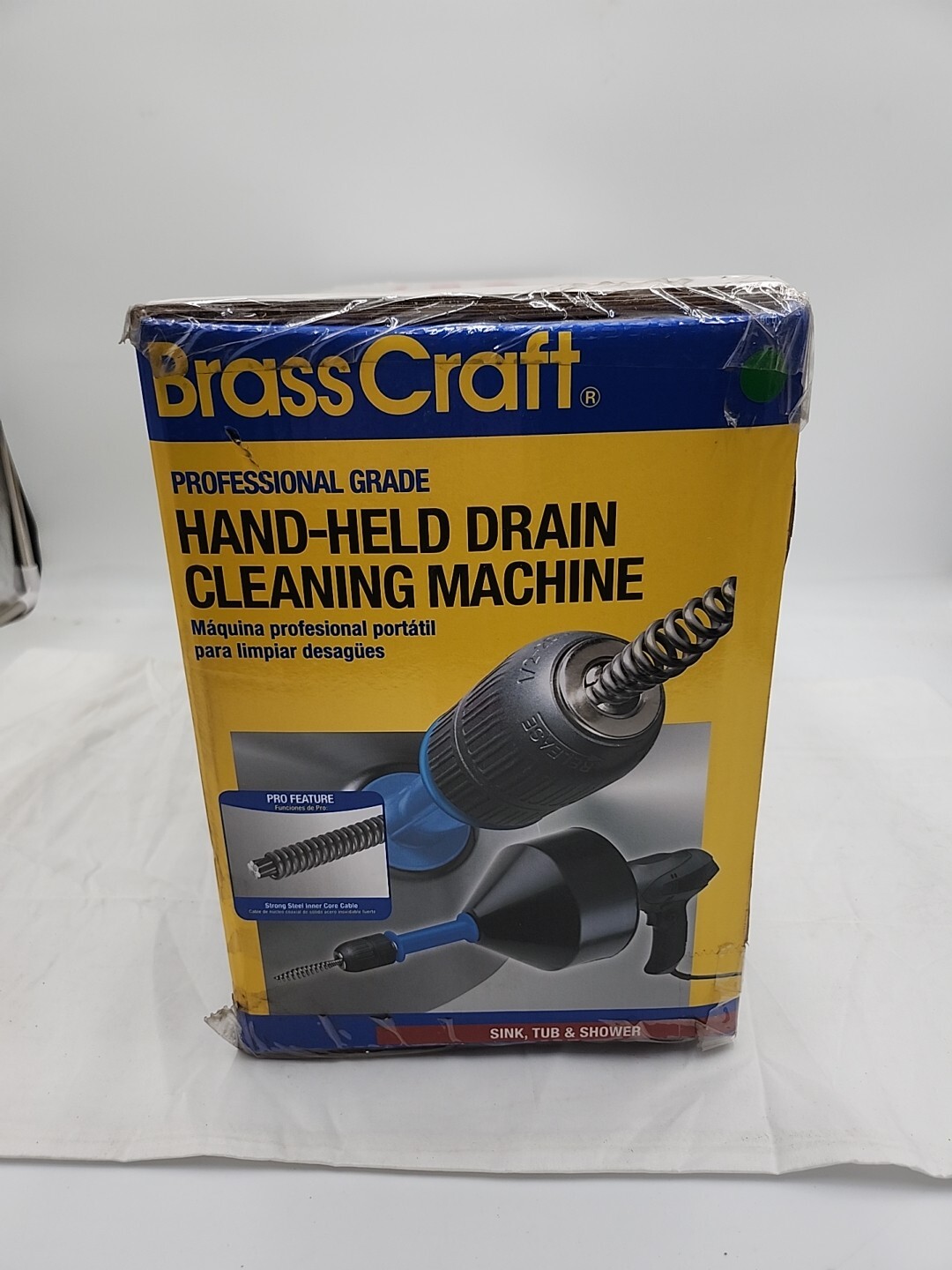 BRAND NEW Brass Craft Music Auger Handheld Drain Cleaning Machine Model