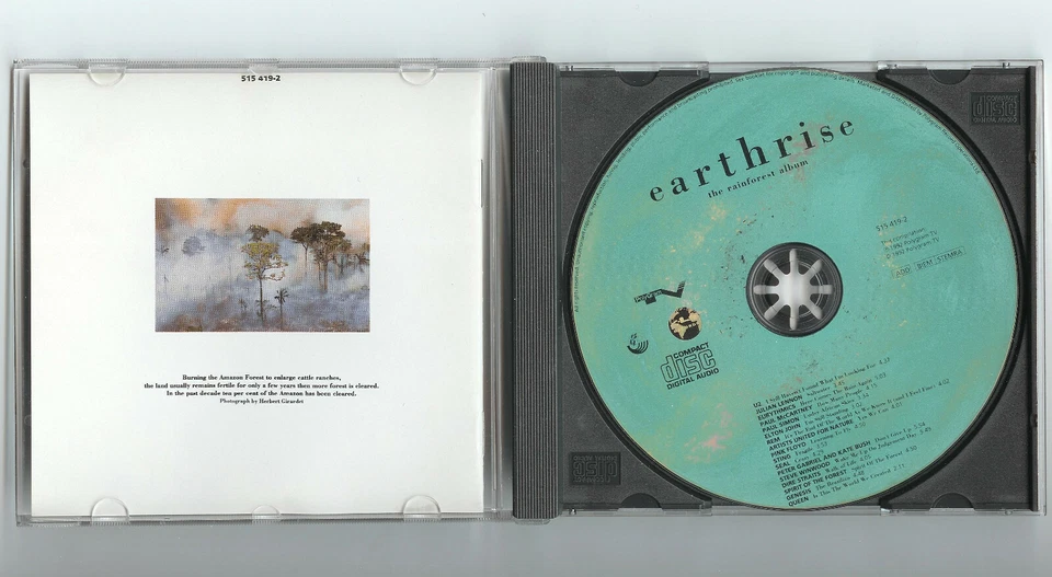 CD EARTHRISE RAINFOREST ALBUM UK-Edition McCartney Lennon Newton-John Queen REM - Bild 2 von 3
