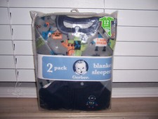 2 Pack Gerber Blanket Sleepers 12 Months