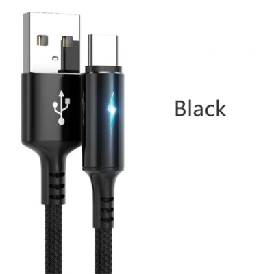 3ft/6ft USB to Type C Data Cable 5A Fast Charging Charger Cord For Phone Samsung