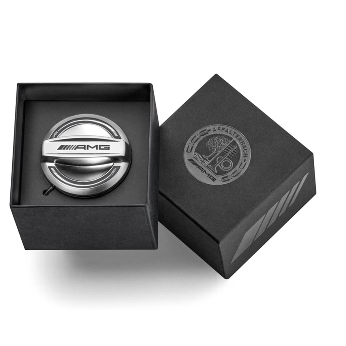 NEU Original Mercedes-Benz AMG Tankdeckel Chrome Schwarz 63 43 55 