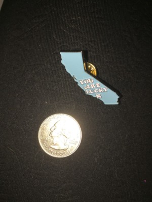 You are Here Arrow Pointing Collectible Pin Lucky Brand $12 Retail