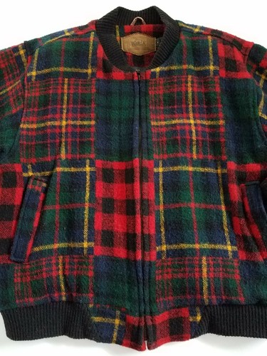 Vintage Woolrich Jacket Large Patchwork 