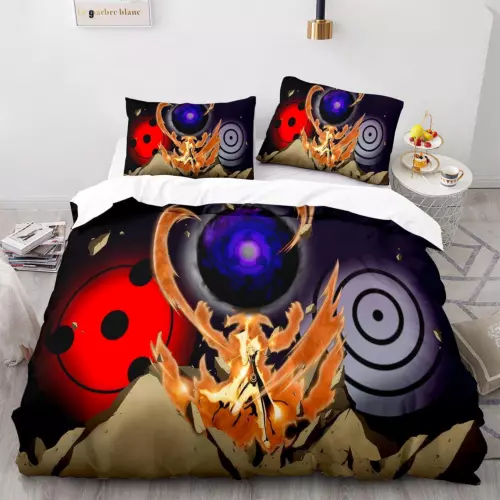 Juego de sábanas Manga Naruto funda de almohada 135x200 200x200 funda nórdica SO - Imagen 7 de 18