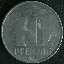 NRD 10 fenigów 1979 "A" Niemcy / Niemcy / Nemezko / Alemán / D