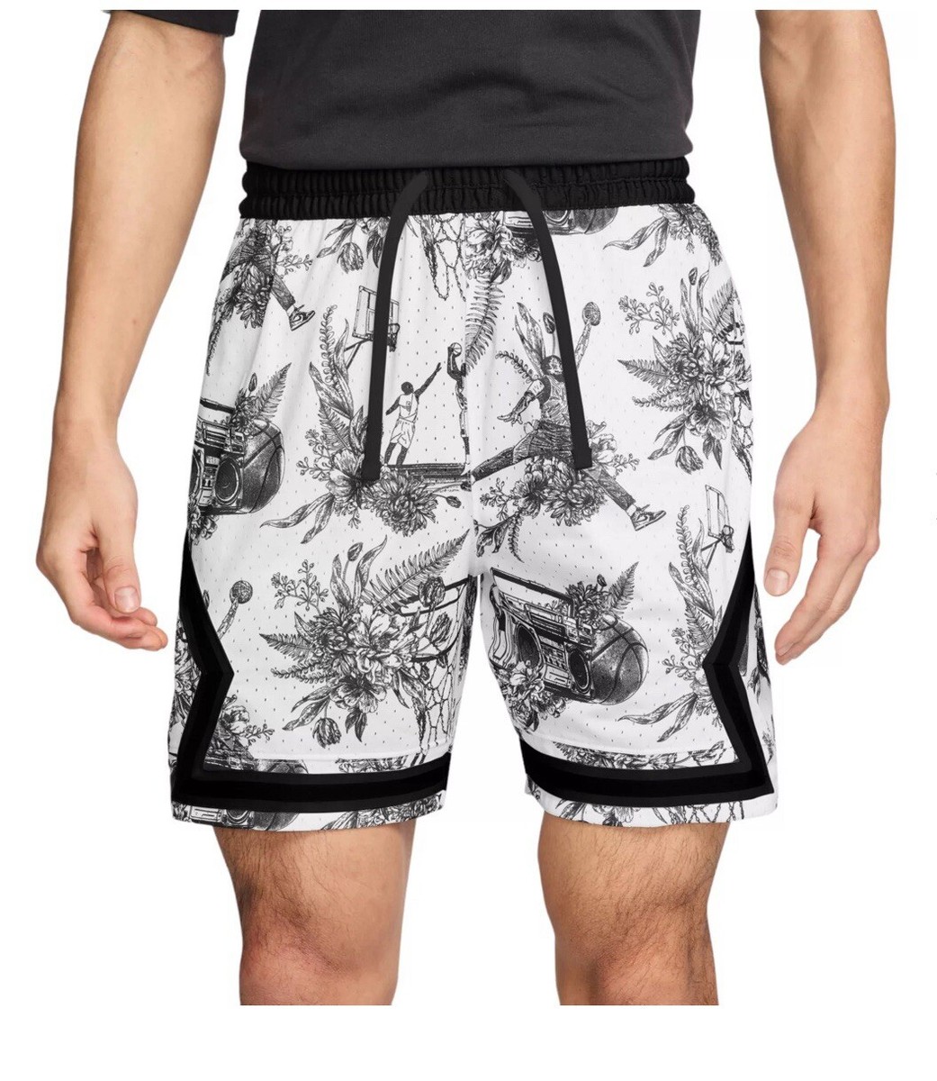 ◆Nike◆ Jordan Sports Men's Dry Fit Graphic Shorts Jordan Men's Sport Dri-FIT Graphic Shorts -Black