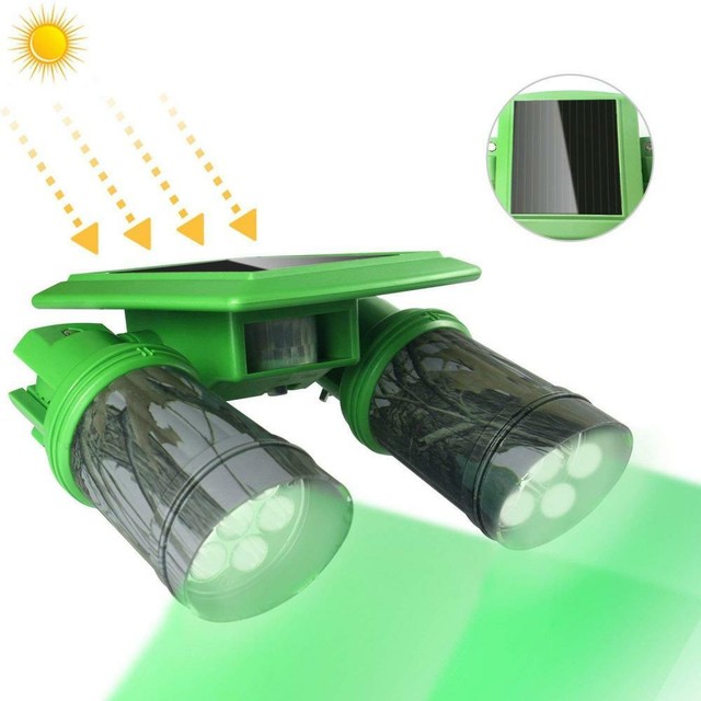 Trail Watcher Solar Deer Feeder Light Hog Hunting Green 360a