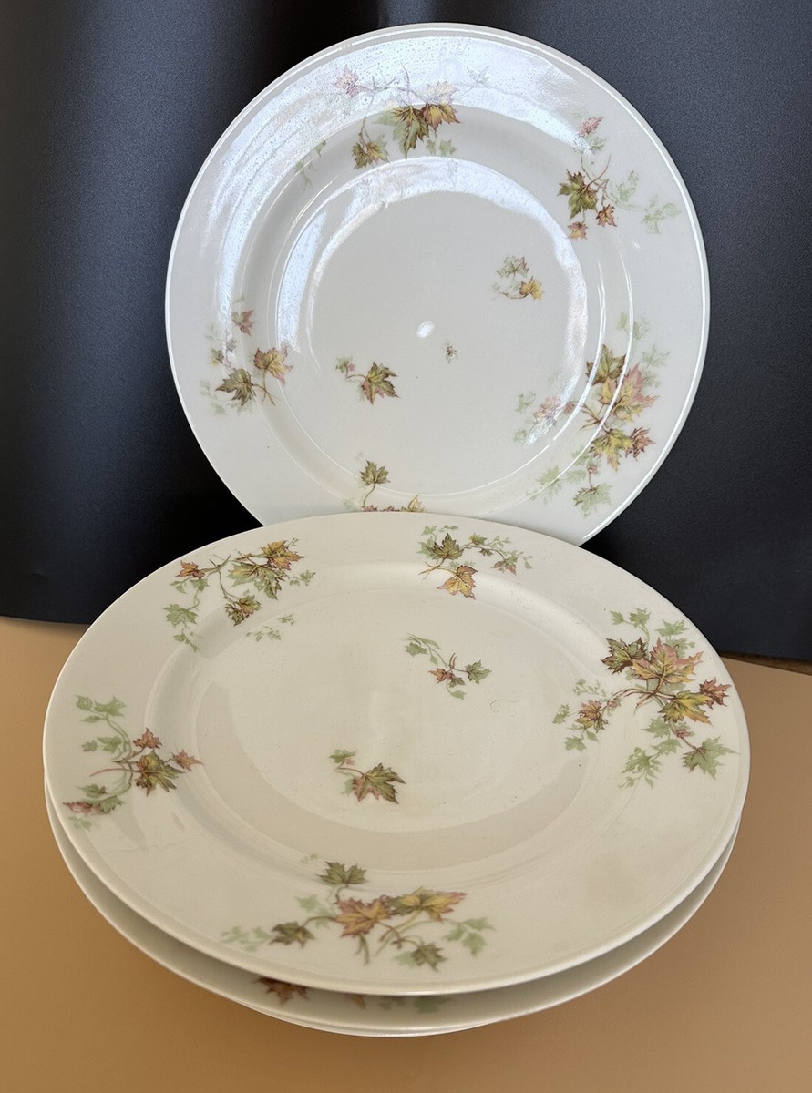 Antique Haviland Limoges France Fine China Porcelain Maple