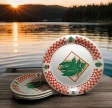 Tabletops Unlimited Garden Fresh Sweet Pea's Dinner Plate 10.5"W Set of 4