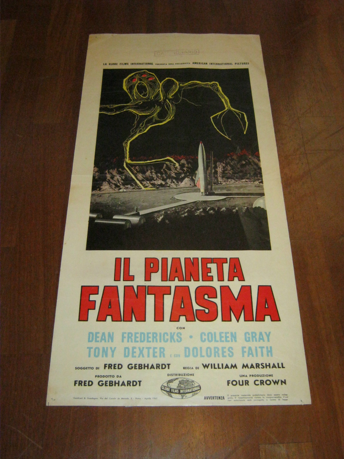 Locandina di Il pianeta fantasma (1961)