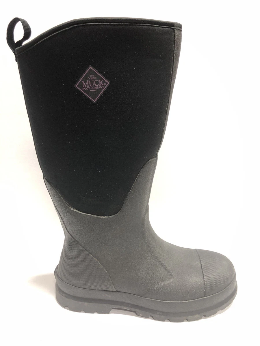 Muck Women s Chore Tall Black Waterproof Boots Size 10M