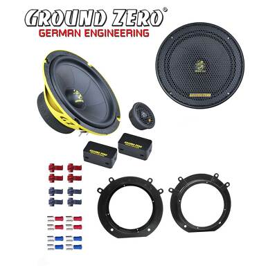 Ground Zero Auto SPL Lautsprecher System 16,5cm für Fiat Scudo (270) ab 2007