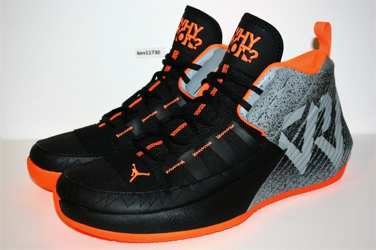 AUTHENTIC Nike AIR JORDAN Why Not Zer0.1 CHAOS Black Orange BV5498
