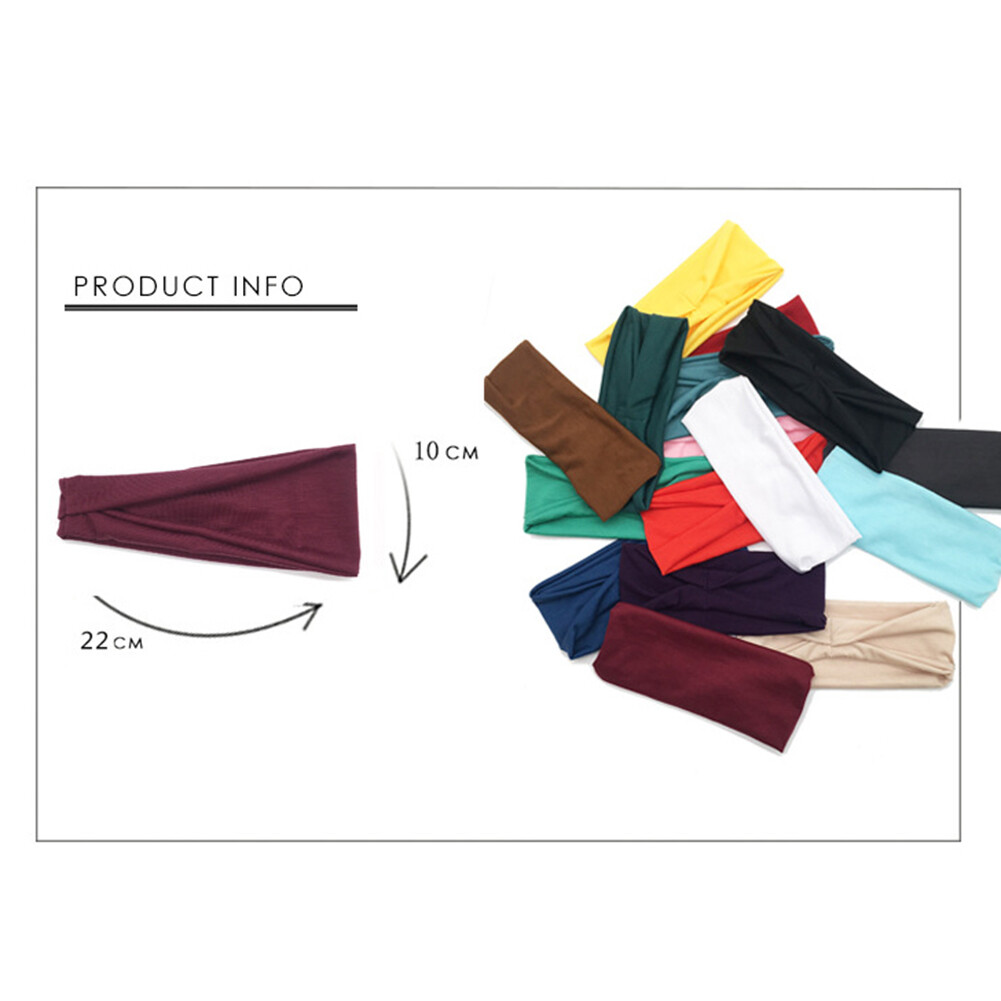 Dehnbares Bandana-Stirnband – 3er Set, Für Sport & Alltag
