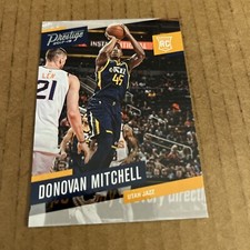2017 Prestige DONOVAN MITCHELL RC ROOKIE #163 Utah Jazz Basketball Card (e8)