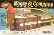 Life-Like 1372 Moore Company Warehouse Plastic Building Kit HO 1/87 NEW