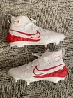 SALE! Nike Alpha Huarache NXT Metal Baseball Cleats White DJ6517-104 Mens Size 7
