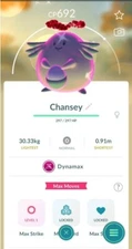 Pokémon Shiny Dynamax Chansey - Trade 20kstardust - Registered shiny require