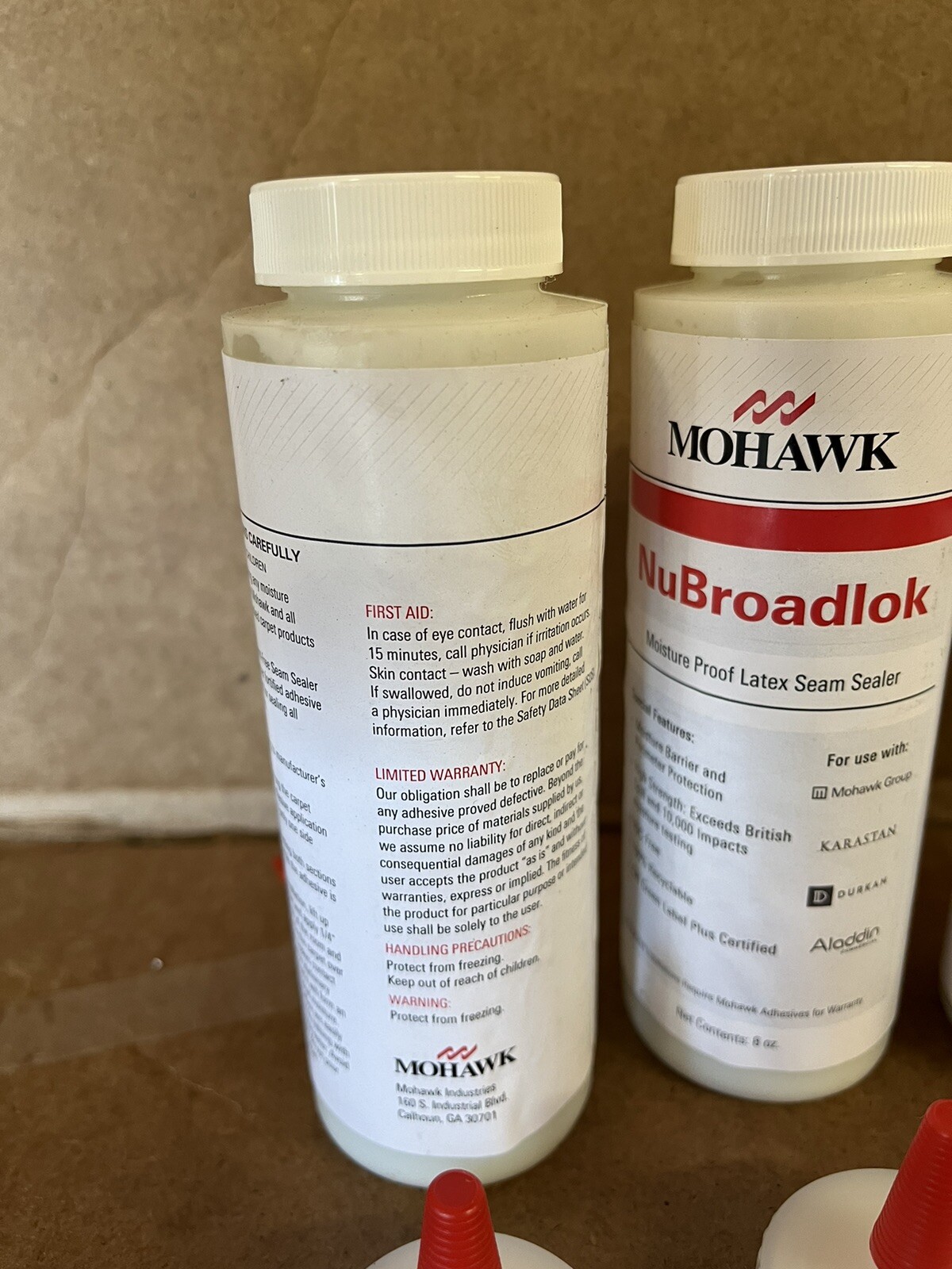Lot of 4 Mohawk NuBroadlok solventfree Seam Sealer 8 Oz tubes. S10 eBay