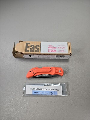 Outdoor Edge Razor Lite Hunting Replaceable Blade Orange Knife Eastmans NIOB