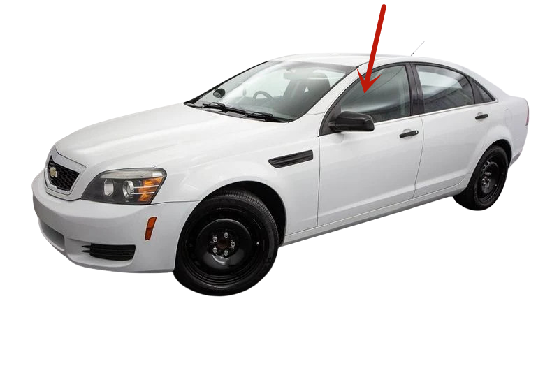 Compatible With Chevrolet For Caprice 2011-2016 フロントガラスワイパー 26インチ For 14-17 Chevrolet Caprice Factory Style CARBON FIBER Side Mirror Covers  Cap