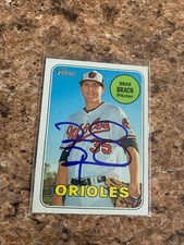 Brad Brach Signed 2018 Topps Heritage Auto New York Mets Chicago Cubs
