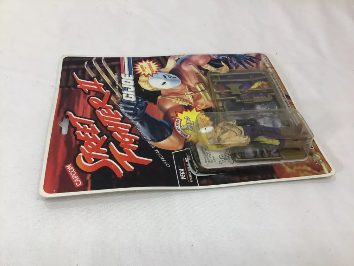 1993 Hasbro G.I. Joe Carded Action Figure - Capcom Street Fighter II Vega