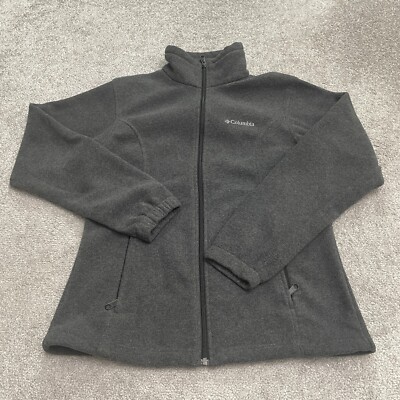 Columbia Benton Springs Fleece Jacket Womens Dark Gray Brown