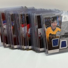 2008-09 SP Game Used Dual Authentic Fabrics Pick One! Complete your Set!