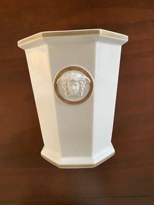 Sehr Seltener Rosenthal Versace Medusa Gorgona Champagnerkühler 24 cm