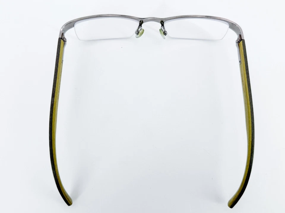 MARCOS de gafas dorados y madera Paris I08.52 marrón 52[]19-130 verde gris K462 Foto 4 de 4