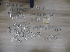 Vintage Aluminum Metal Hair Clip Curler Lot GOODY, LADY JAYNE,ETC Wave Clips MCM