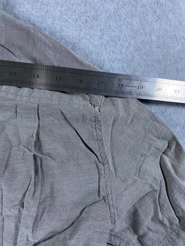 Tavik Shirt Men's Medium Gray 100% Cotton Pockets Short Sleeve Casual Button-Up - Picture 14 of 15