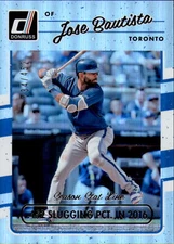 2017 Donruss Stat Line Season #170 Jose Bautista Card /452 
