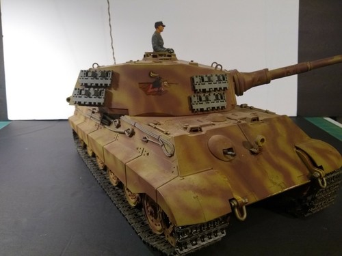 VINTAGE Tamiya German VI King Tiger 1/16 RC Tank Original "Heavy Tank" - Picture 3 of 12