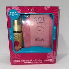 SOL by Jergens Sunless Tanning Water Mousse and Mitt, Medium, 5 oz. Bottle