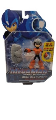 Mega Man Fully Charged Deluxe Series Drill Man Schematics Action Figur