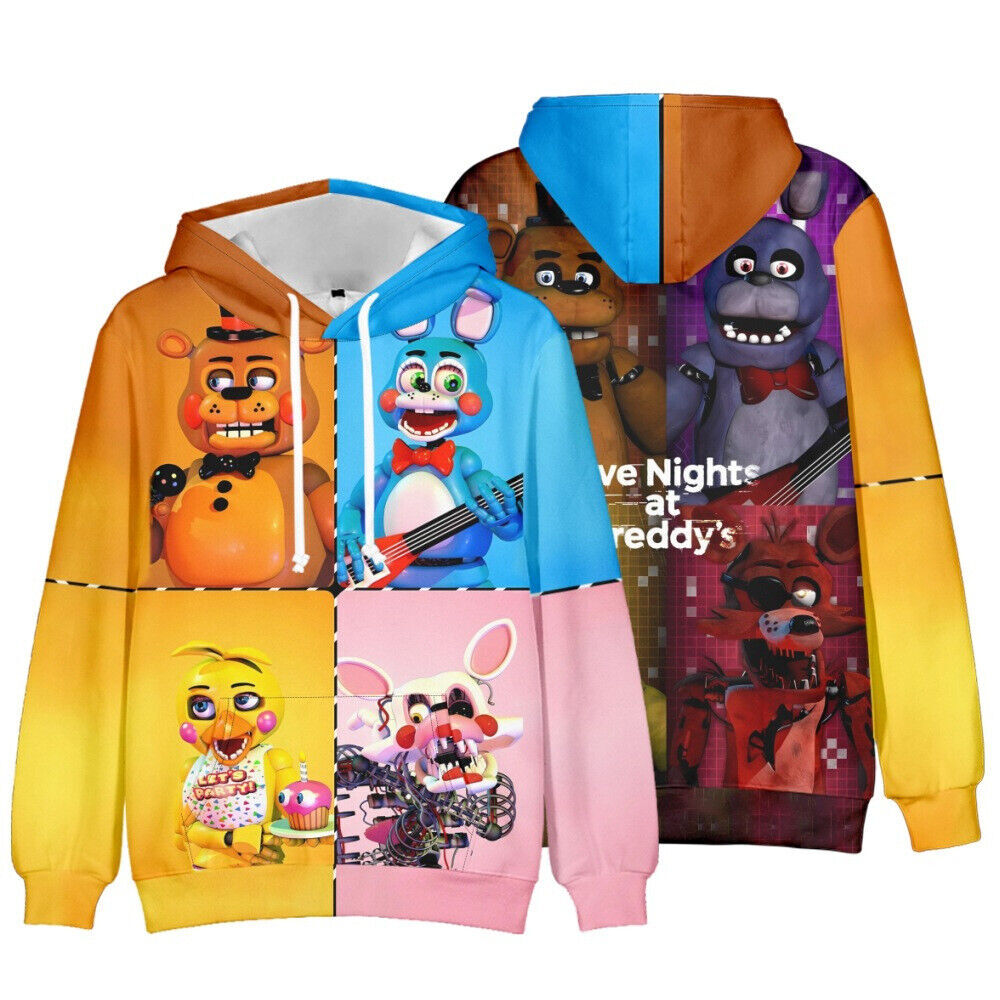 Toy Bear Kids Boys Girls 3D Hoodie Sweatshirt Casual Hooded Pullover Jumper Top◮ - Picture 6 of 13