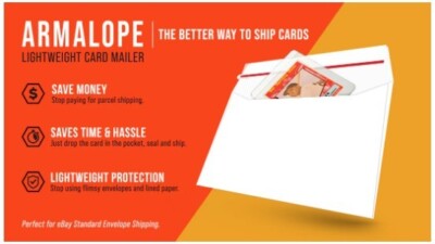 Armalope 50 PACK Standard Ebay  Shipping Envelopes  Sports And  Gaming Cards