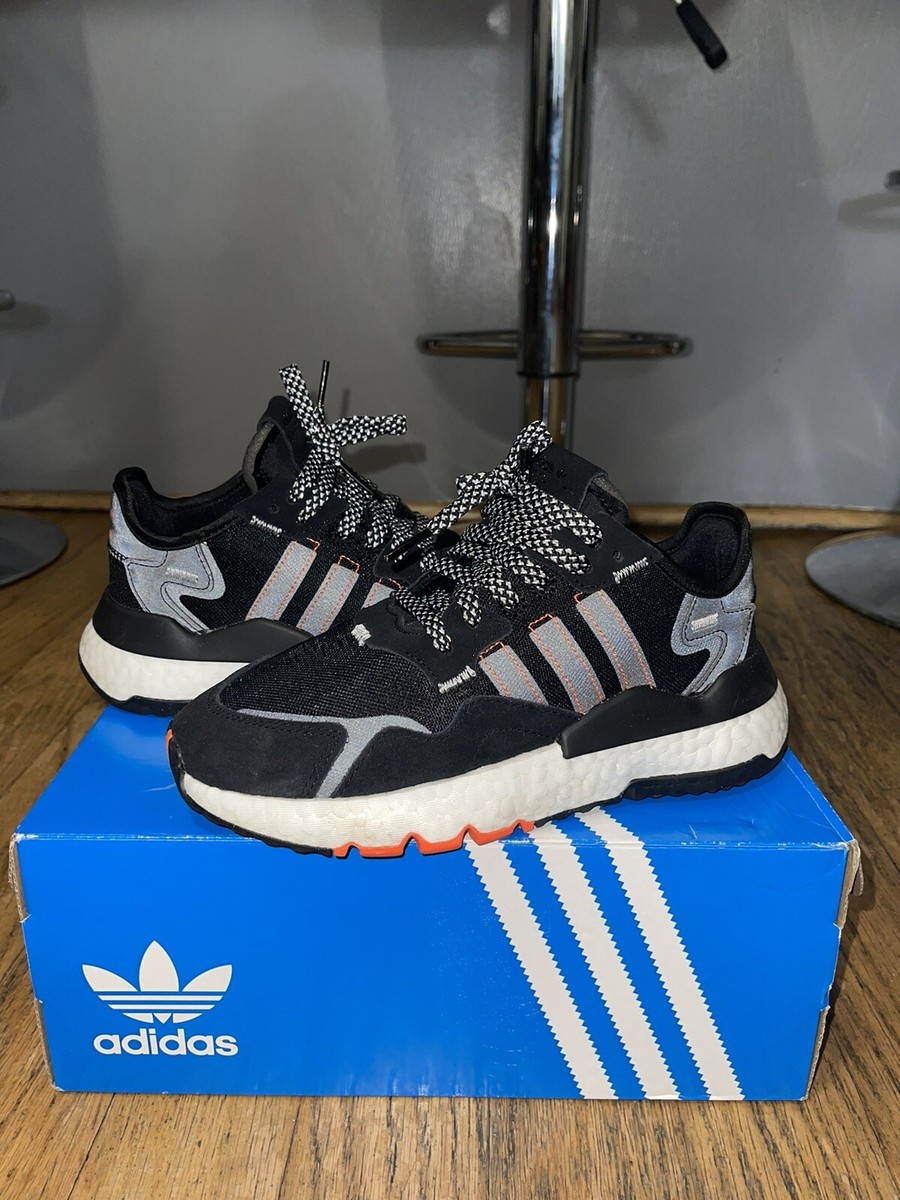 adidas Nite Jogger Mens Black Sneakers Casual Shoes FW0187