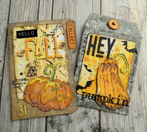 Tim Holtz Halloween "PUMPKIN DUO" COLORIZE Thinlits 12 Stanzen von Sizzix - Bild 5 von 6