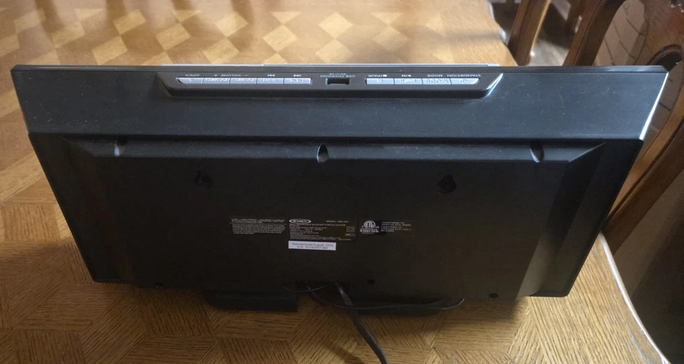 Jensen JBM315 Wall Mountable Bluetooth Music System CD Player Remote TESTED - Image 4 of 4