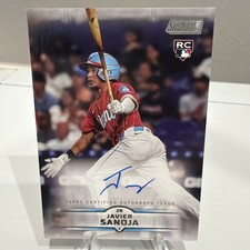 2025 Topps Stadium Club - Autographs Javier Sanoja #SCBA-JS (AU, RC)