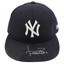 Aaron Boone Yankees Autographed Game Used 2025 Regular Season Hat-2 (CX Auth)