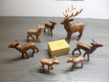 Playmobil Country Wald Tiere  Großer Hirsch  Rehe Kitze Set 2